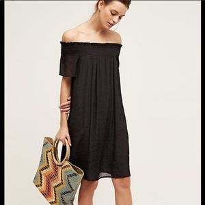 Anthropologie Black Amadi Praslin Dress